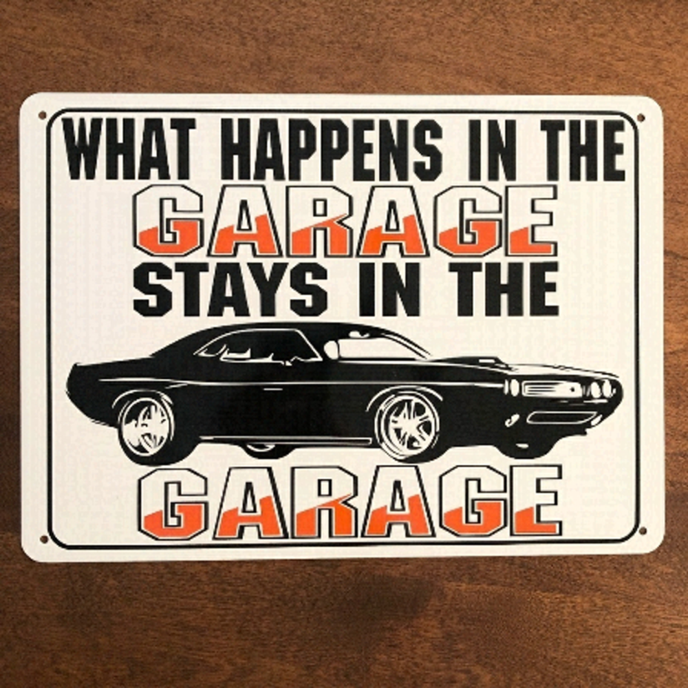 FUNNY Sign, Metal Sign, Decor, Garage Sign, Car Sign, Good‎ Condition